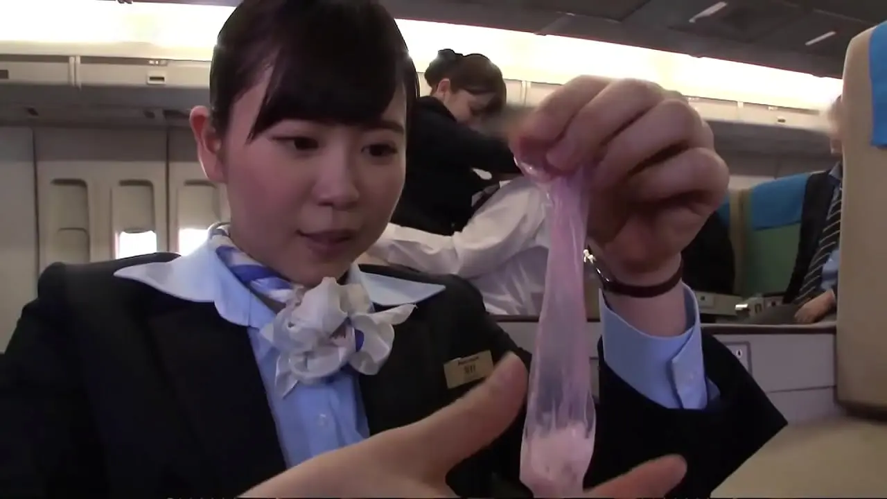 hospitality with “uniform, underwear, naked” straddling pussy airline 11 big ass flight